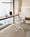 SONGMICS Office Chair, Ergonomic Mesh Computer Desk Chair with Height Adjustment, Tilt Function, Swivel, Breathable, 120 kg Capacity, Cappuccino Beige OBN022LH01