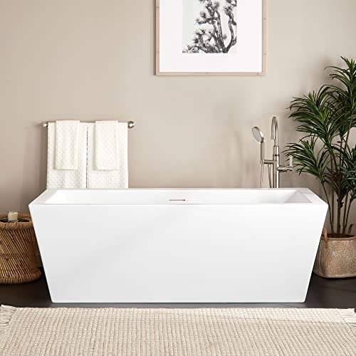 Signature Hardware 482580 Mayim 67" Acrylic Freestanding Soaking Tub #TOP17