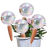 NiHome 4-Pack Terracotta Cone Self-Watering Stakes