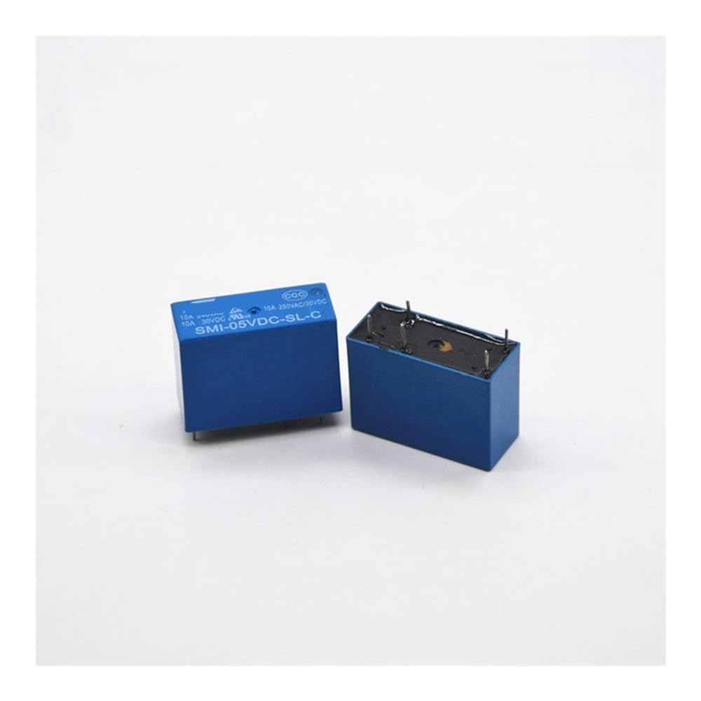 AARTERZZA 10PCS/lot Power Relays SMI-05VDC-SL-C 5V 10A 5PIN Relay