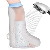 Fasola Protection Jambe pour Douche et Piscine, Protege Platre Jambe Adulte, Réutilisable Sac Douche Platre Jambe, Maintenir le Bandage au Sec