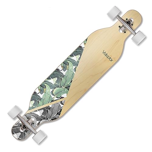 VOLADOR Urban Freeride Pro Longboard| Adaptive Cruiser 42inch| North America Maple| Camber Concave Drop Through Longboard Complete| Setup for Urban Commuting product thumbnail 8