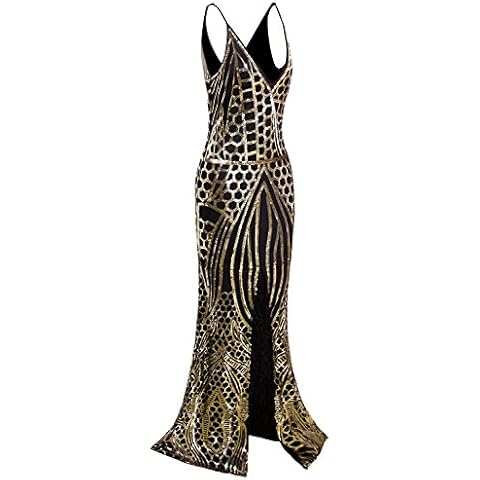 Vijiv Elegant 1920s Mermaid Gown Cover