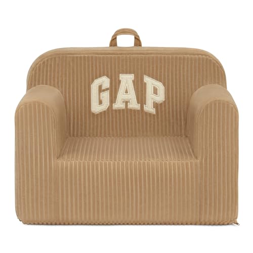 babyGap by Delta Children Ribbed Velour Chairs - Greenguard Gold Certified, Brown