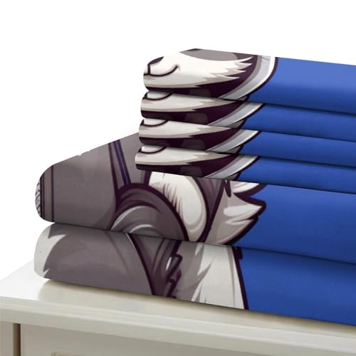 Housse de couette chat en microfibre respirante et douce