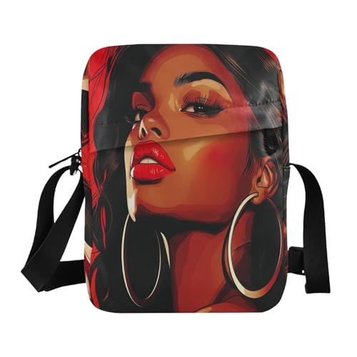 messenger bag for women Crossbody Bags For Women Womens Cross Body Purses Adjustable Strap for work work - Charming Lady Red