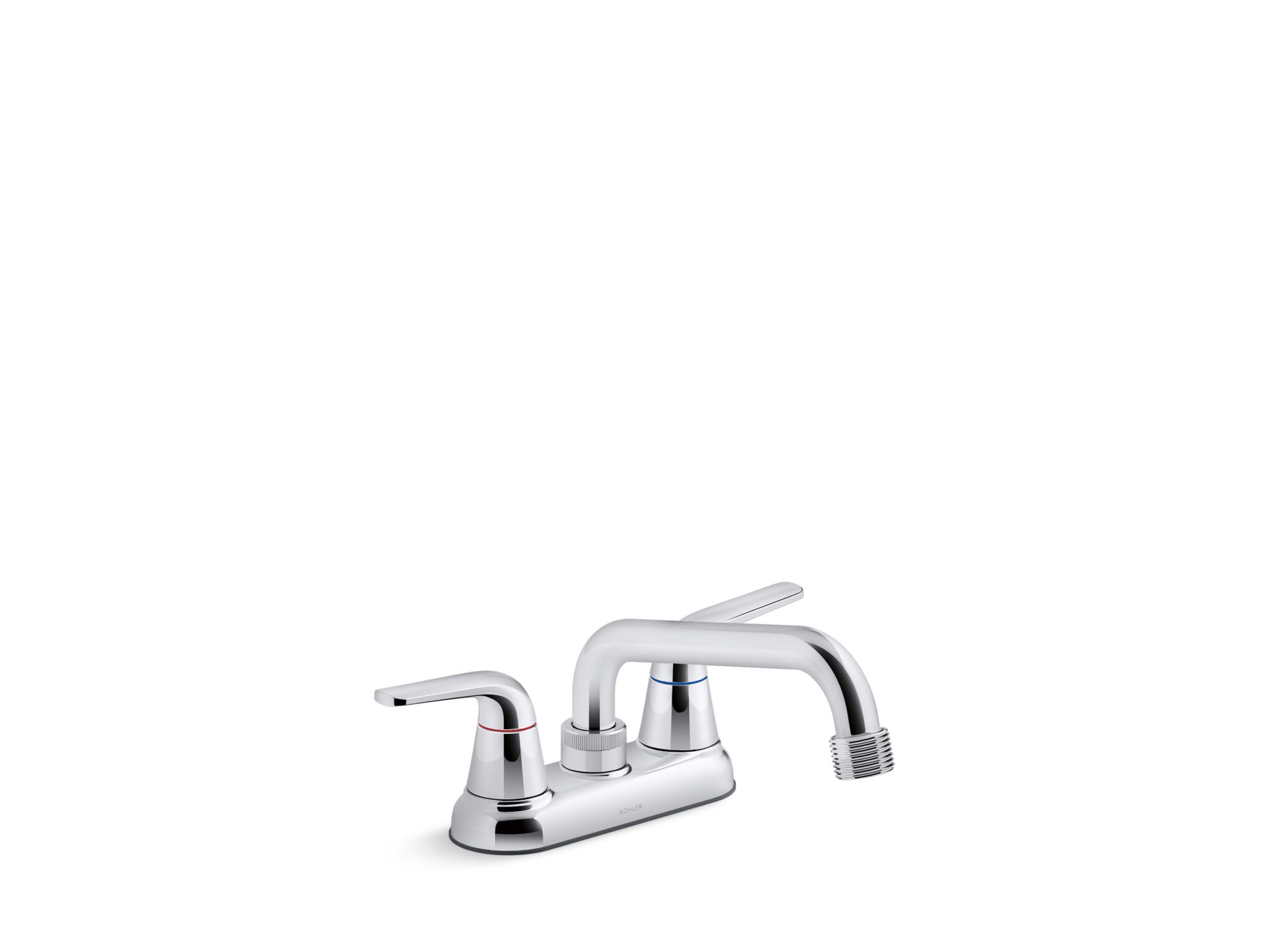 Robinet utilitaire mitigeur évier de garage Kohler 30619-CP Jolt avec bec haut