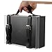 Unomor Elegant Acrylic Bridal Box Groomsmen Box for Wedding Portable Handle Reusable Storage Case