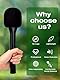 SUNMON Handheld Wireless Mikrofon Ständer für DJI Mic, Halterung für DJI Mic 2, Handheld-Montageadapter für DJI Mikrofon/DJI Mic/DJI Mic 2