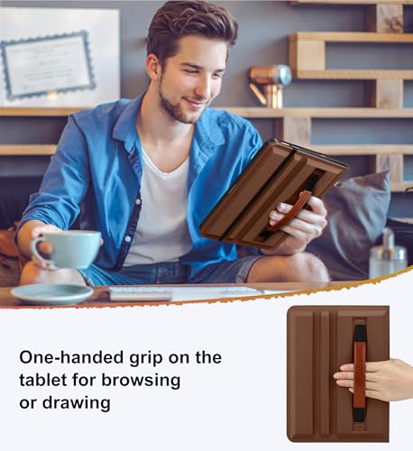 Étui iPad mini 7 rotatif 360 en cuir premium avec range-stylet