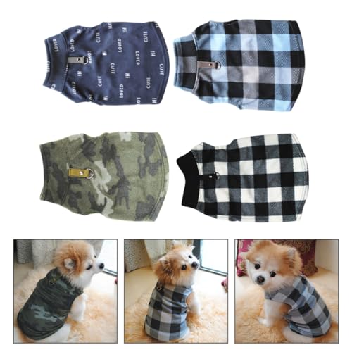 Set 4 piezas ropa de invierno para perro pequeño KALLORY miniatura 5
