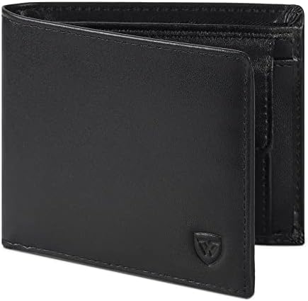 WONSEFOO Carteras Hombre, Billetera Bifold Delgada con RFID, 10 R...