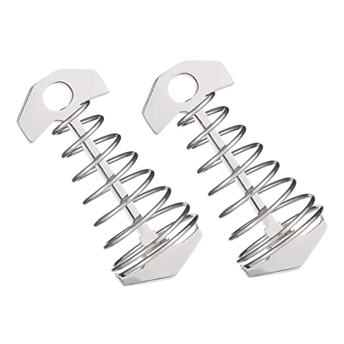 GANAZONO 2pcs Fish Bone Tent Stakes Heavy-Duty Stainless Steel Ground Pegs for Outdoor Camping Lightweight Design for Easy Installation for Anchoring Tents Windy Conditions