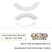 TOPGRILLZ Silicone Molding Bars for 6/8 Top and Bottom Grillz Accessory Silica Gel, Safe for Health (1, 4, 8,12 Sets) (8 Fang 12 PC)