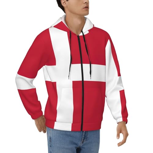 Sweat à capuche zippé thermique homme protection contre le froid hivernal