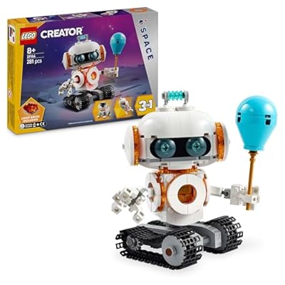 LEGO Creator 3in1 Ruimterobot  Verandert in Hond Dieren Figuur en Raket Model  Ruimte Bouwpakket Met Robot Speelgoed voor Kinderen  Rollenspel Cadeau voor Jongens en Meisjes vanaf 8 jaar 31164