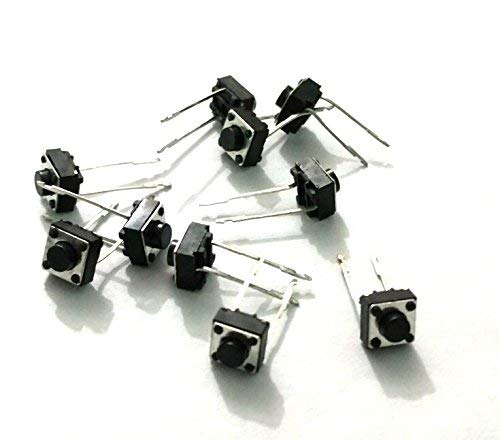 SDIY ELECTRONICS- 2 Pin Tactile Switch Micro tact switch tact Push to ON button (set of 10pcs) (B08NXDQSWT) Amazon Price History, Amazon Price Tracker