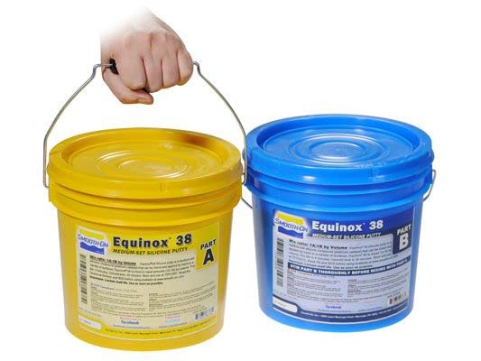 Equinox 38 Medium - Mix & Apply-by-Hand Platinum Mold Putty - Gallon Unit