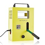 Bitomic 4 Ton Heat Press Machine - Easy Press & Leak-Free & Sturdy Hydraulic Press Kit | Hot Press w/ Dual 3x5 inch Heated Platens & 4ton Bottle Jack l Accurate LCD Temperature Control