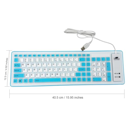 Clavier souple étanche USB idéal pour ordinateur portable et PC - 2