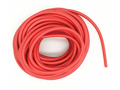 XJSXZC XJS Electric Copper Core Flexible Silicone Wire Cable Red (14AWG 30KV) 5M