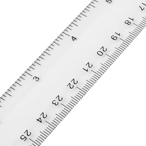 Règle transparente 30 cm KEILEOHO pour ne plus manquer d'outils de mesure fiables - 3