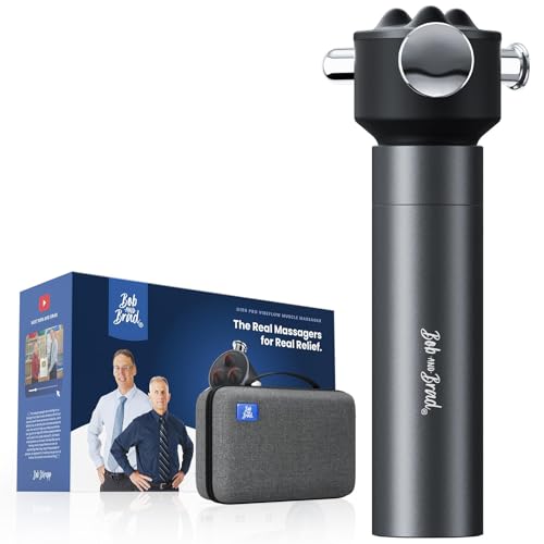 Image of BOB AND BRAD VibeFlow Vibration Massager (Not Percussion), FSA-HSA Eligible Deep Tissue Handheld Therapy Massager Gun for Sensitive Joints, Fascia Release, Trigger Point, Full Body Relief & Recovery