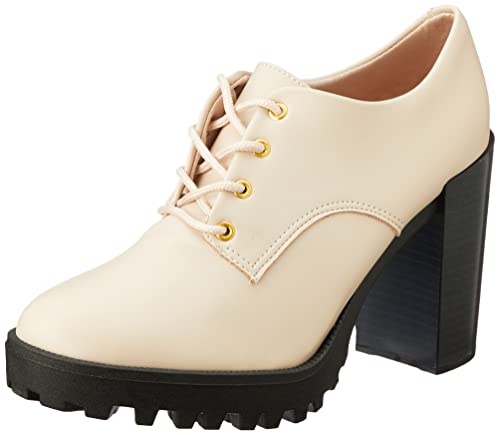 Tamanco Salto, Moleca, Feminino, Creme