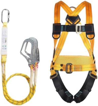 Kit de Arnés de Seguridad, Arnés de Protección Anticaídas de Segu...