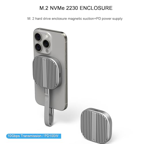 Caja externa SSD M.2 2230 NVMe USB C 3.2 Gen2 miniatura 6