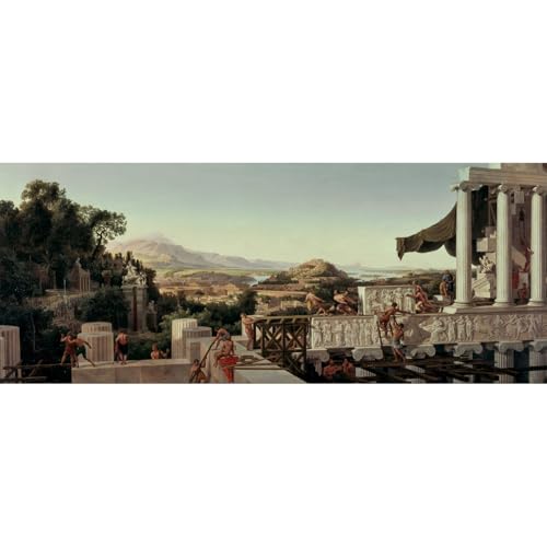 Impression sur toile haute définition Ahlborn fleur de Grèce grand format 76x101