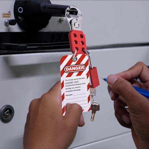 Yqlbgprj AQGS02 Lockout Tagout Kit,Lock Out Tag Out Kits Electrical,Lock Out Tag Out,Group Lockout Hasps,Loto Tags,Lockout Tagout Locks,Lockout Tags,Lock Out Tag Out Padlocks,Electrical Switch Safety Lockout Kit thumb #6