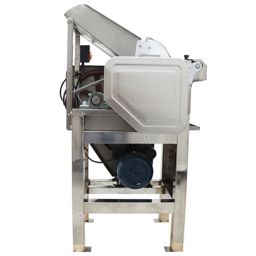 WYDDDARY Electric Dough Sheeter 100KG/H Commercial High-speed Press Dough Machine Stainless Steel Pasta Dough Roller Sheeter Machine Roll Press Machine 110V