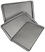 AmazonBasics 3-Piece Nonstick Baking Sheet Set