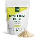 Psyllium Husk en Polvo 500 g - Alto en Fibra (~85%), Sabor Neutro - Ideal para Panadería, Smoothies y Recetas Diarias - Vegano, Sin OGM - Plantago Ovata, Origen India