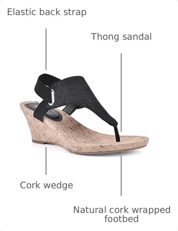 Image of WHITE MOUNTAIN Women's All Good Cork Wedge Sandal