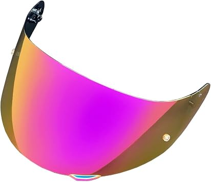 K1 Helmet Visor Replacement,UV Protective Scratch-Resistant Helmet Face Shield Windproof Visor Compatible with AGV K1, K1S, K3SV, K5, K5S Revo Pink Gold -Day Use
