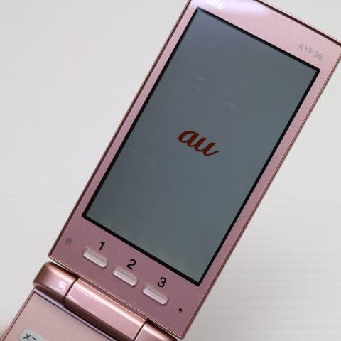 au かんたんケータイライト ピンク 本体 京セラ auかんたんケータイ