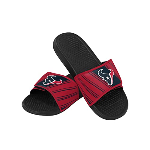 Image of FOCO mens NFL Team Logo Legacy Sport Slide Sandals