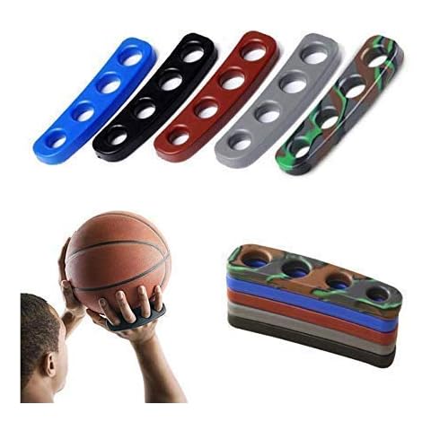 VPlus 2 Pack Silicone Shot Lock Basketball Ball Shooting Trainer Training Accessories Three-Point Size for Kids Adult Man Teens Color in Random Cover