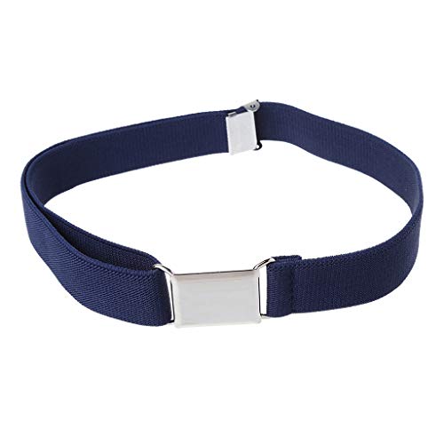 Lamdoo Enfants Enfants Unisexe Unisexe Canvas Ceintures Ceinture Élastiquée Réglable Marine Bleu Cover