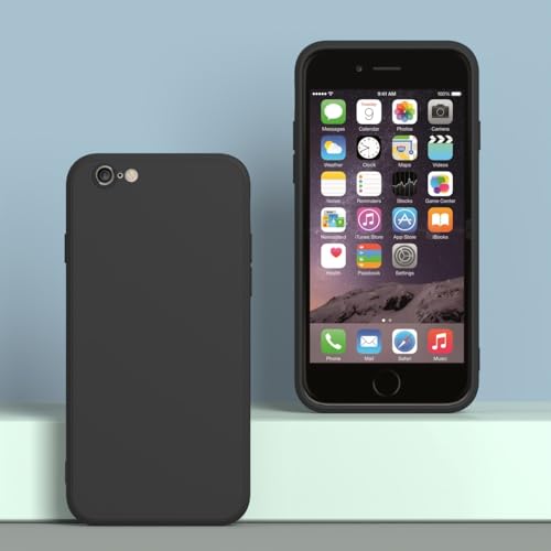 Image of for iPhone 6S Case Black, Scratch Resistant with Soft Touch, Slim Thin Phone Cover for iPhone 6 4.7 inch