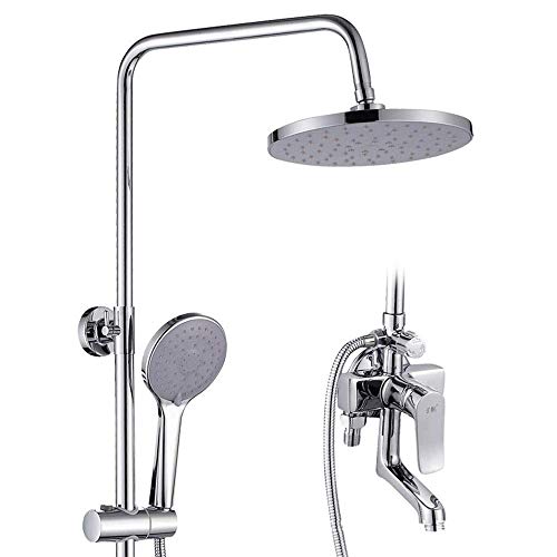 Ensemble de pomme de douche à économie d'eau et robinet de pluie pour bain