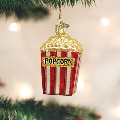 Old World Christmas Ornaments: Ballpark Foods Glass Blown Ornaments For Christmas Tree, Popcorn #TOP1