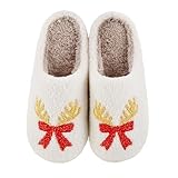 bolukets Hausschuhe Weihnachten Winter Leicht Slipper Damen...