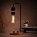 Produktbild Leslaur LED Tisch Magnetic Light Lampe Floating Levitating Atmosphäre Nachtlicht mit Wireless-Ladegerät für iPhone Android Office Home Schlafzimmer Room Decor