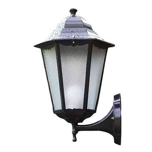 Mpotow Traditional Style Black Outdoor Security Wall Light Outside Decoration Aluminum Metal Wall