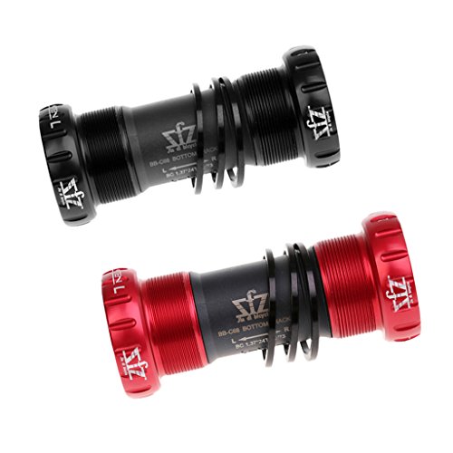 YIJU Bicicleta de Montanha de Estrada de 2 Peças 68 Bicicleta de 73 Mm com Suporte Inferior de Rosca