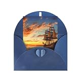 tarjeta pirata new 2ds Tamaño perfecto: estas tarjetas de notas de 10 x 15 cm vienen premarcadas para doblarlas fácilmente en el medio hasta 6 x 4 pulgadas para crear tus propias tarjetas impresas gráficas y fotográficas. Tarjeta de Acción de Gracias adecuada para todas las impresoras de inyección de tinta con tintas normales, así que obtén tu foto familiar o cualquier imagen en una hermosa tarjeta