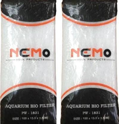 Petzlifeworld Nemo 3 Feet Biochemical Aquarium Filter Cotton Sponge (Pack of 2)